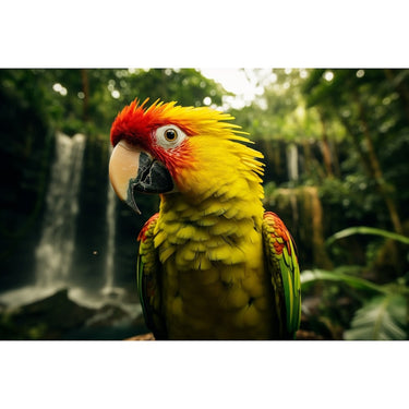 Tableau Perroquet Jungle